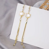 Sexy Cat's Eye Stone Fox Tassel Earrings