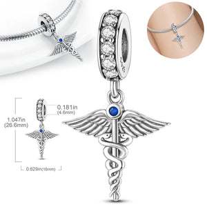 925 Silver Christmas Deer Dinosaur Animal Charm for Jewelry Making