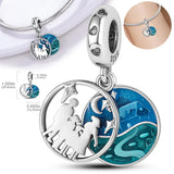 925 Silver Christmas Deer Dinosaur Animal Charm for Jewelry Making Bracelet