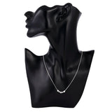 925 Silver Heart Bracelet Necklace Set