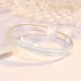 925 Silver Star River Bracelet Bangle - Adjustable