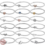 925 Silver Heart Bracelet for DIY Jewelry