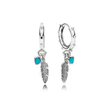 925 Silver Crown Sun Butterfly Earrings