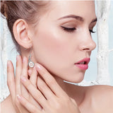925 Sterling Silver Button Pin Earrings