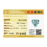 925 Silver Heart Clover Beads for 3MM Charm Bracelet