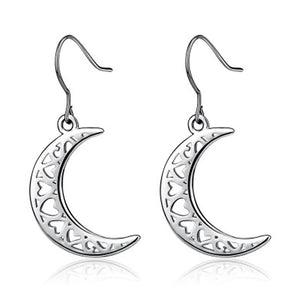 Moon Love Drop Earrings for Women