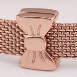 925 Silver Charm Reflexions Sweet Bow Clip for Women
