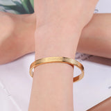 AYATUL KURSI Cuff Bangles Stainless Steel Bracelet Islamic Calligraphy