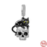 Skull Halloween Fit Bracelet Charm Beads For Women DIY Jewelry
