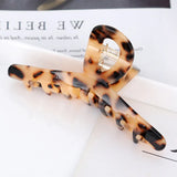 Leopard Acetate Hair Claws Crab Clamps Charm Claw Clips Women Girls