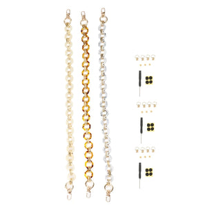 Resin Chain Bag Shoulder Strap for Women Detachable Bag Chain