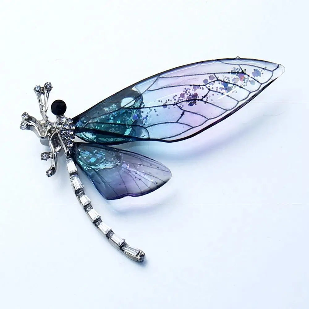 Acrylic Dragonfly Women's Brooch Vintage Style Pin