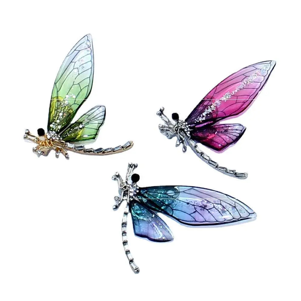 Acrylic Dragonfly Women's Brooch Vintage Style Pin