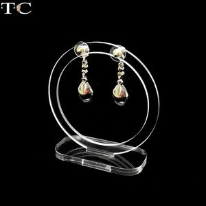 Clear Acrylic Jewelry Box Ear Studs Organizer