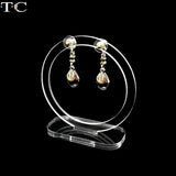 Clear Acrylic Jewelry Box Ear Studs Organizer