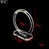 Clear Acrylic Jewelry Box Ear Studs Organizer