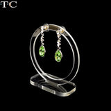 Clear Acrylic Jewelry Box Ear Studs Organizer