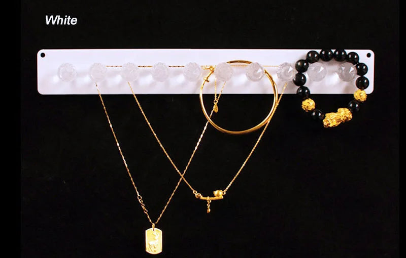 Acrylic Hanging Jewelry Stand Wall Organizer Display Case