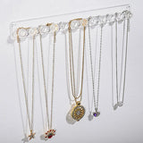 Acrylic Hanging Jewelry Stand Wall Organizer Display Case