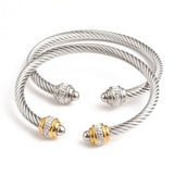 Adjustable C-Shaped Wire Bracelet for Women