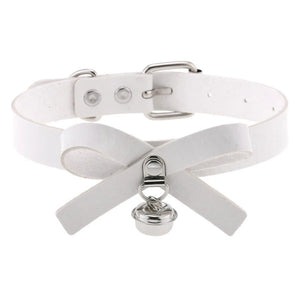 Adjustable Choker With Bell Sweet Gothic Choker Necklaces Collar