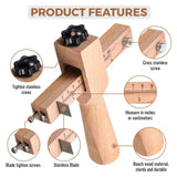 Adjustable Leather Strap Cutter with 5 Blades