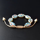 Adjustable Shells Bracelet on Leg Rope Beach Jewelry