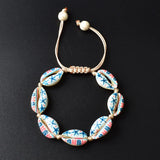 Adjustable Shells Bracelet on Leg Rope Beach Jewelry