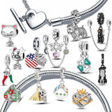 Adorable Pets Series 925 Silver Charm for Bracelet Fit DIY Gift