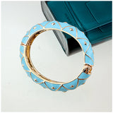 Punk Style Enamel Cuff Bracelet for Women