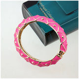 Punk Style Enamel Cuff Bracelet for Women