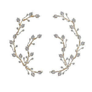 Alloy Hair Vine Rhinestone Wedding Hair Accessories Hair Combs Crystal Tiaras
