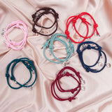 Alloy Couple Bracelet Set, Love Magnet Attraction, 2pcs