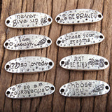 Alloy Letter X Charm Pendant for DIY Jewelry Making