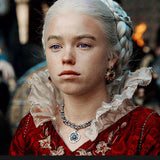 Rhaenyra Targaryen Ruby Necklace Pendant Jewelry