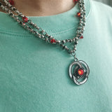 Rhaenyra Targaryen Ruby Necklace Pendant Jewelry