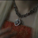 Rhaenyra Targaryen Ruby Necklace Pendant Jewelry