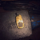 Retro Sun God Yellow Pendant Necklace - Quirky Style Jewelry