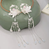 Chinese Style Hanfu Dress Long Tassel Hairpins