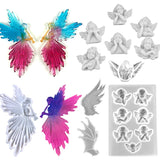 Angel Devil Wing Moon Silicone Mold UV Epoxy Resin Casting Mould