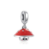 Angel Flower Mushroom Coffee Cup Bead for 925 Silver Bracelet