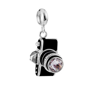 Angel Wing Dream Catcher Pendant Beads Silver 925 Bracelet DIY Jewelry