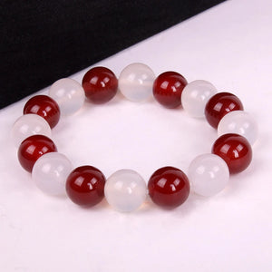 Fruits Basket Kyo Sohma Bracelet Red Crystal Beads Bangle 1:1 Cosplay Props