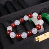 Fruits Basket Kyo Sohma Bracelet Red Crystal Beads Bangle 1:1 Cosplay Props