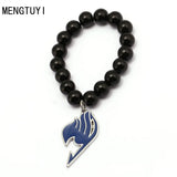 Fairy Tail Logo Chain Charm Bracelet Glass Metal Accessory Gift