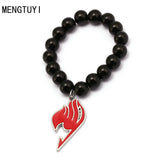 Fairy Tail Logo Chain Charm Bracelet Glass Metal Accessory Gift