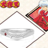 Inuyasha Sesshoumaru Ring S925 Silver Non-Fading Personality Jewelry