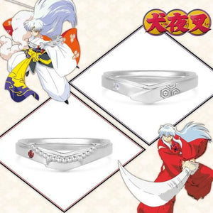 Inuyasha Sesshoumaru Ring S925 Silver Non-Fading Personality Jewelry