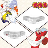 Inuyasha Sesshoumaru Ring S925 Silver Non-Fading Personality Jewelry
