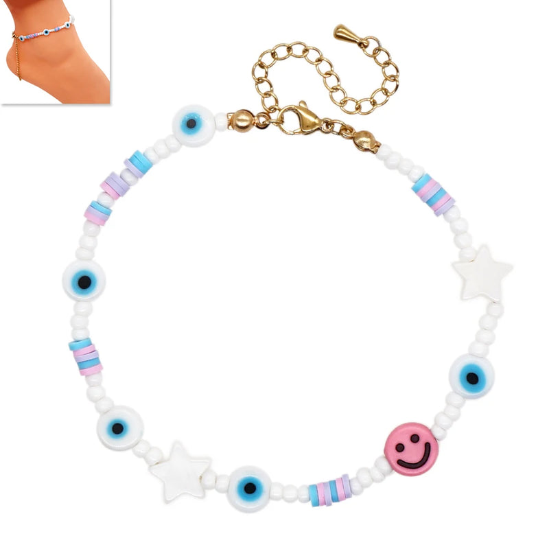 Bohemian Anklets for Women Leg Bracelet Foot Chain Jewelry Gift